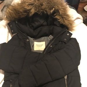 Plush Abercrombie and Fitch medium women’s jacket